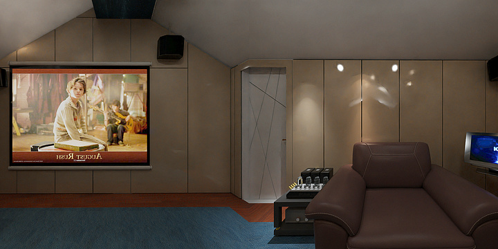 吴卫彪-影视厅-装修设计方案
