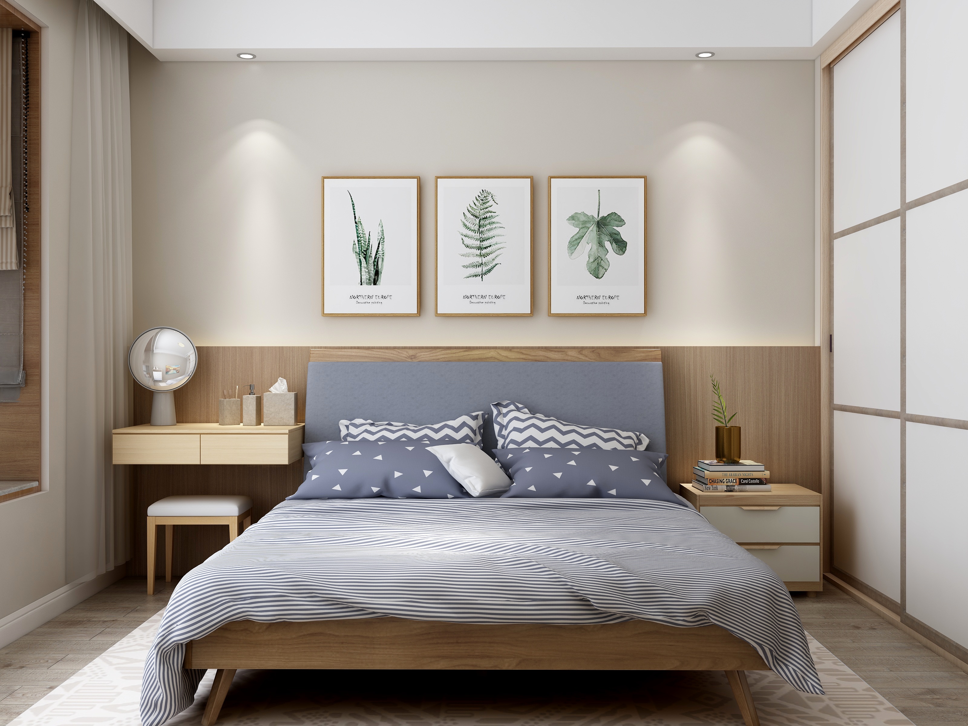 朱晨希-【原木北欧】家宅装修效果图