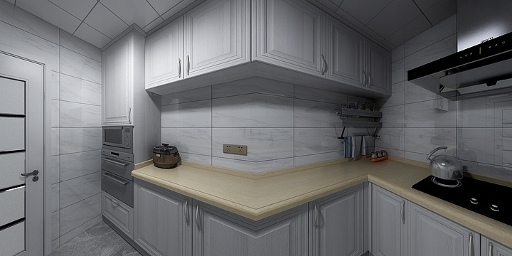 130****3891lgKe-厨房全铝柜富力湾-装修设计方案