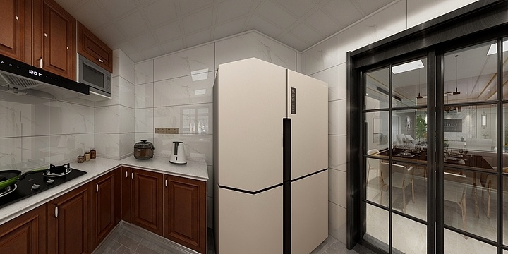 設計師SanMu-合能·珍宝琥珀-201㎡-基建改造方案效果图-装修设计方案