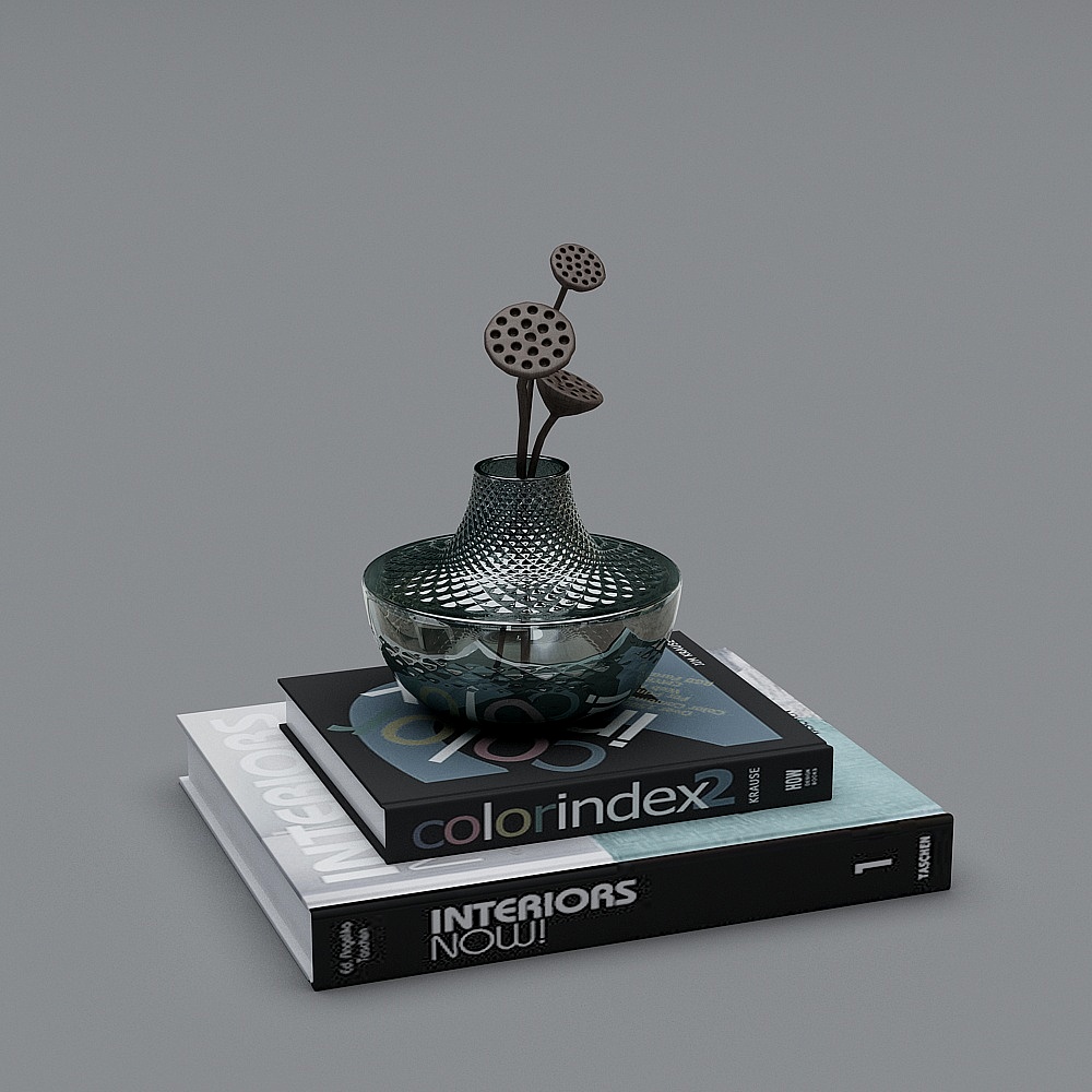 书籍3D模型