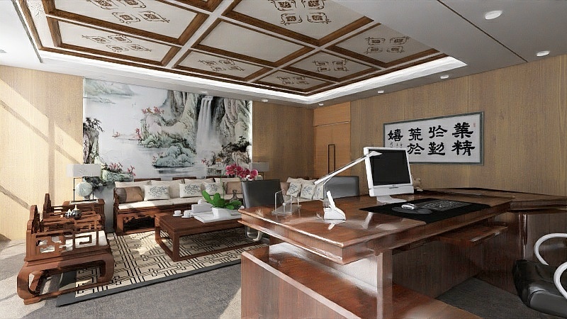 重庆北碚星艺装饰-线上实业13层(1)-装修设计方案