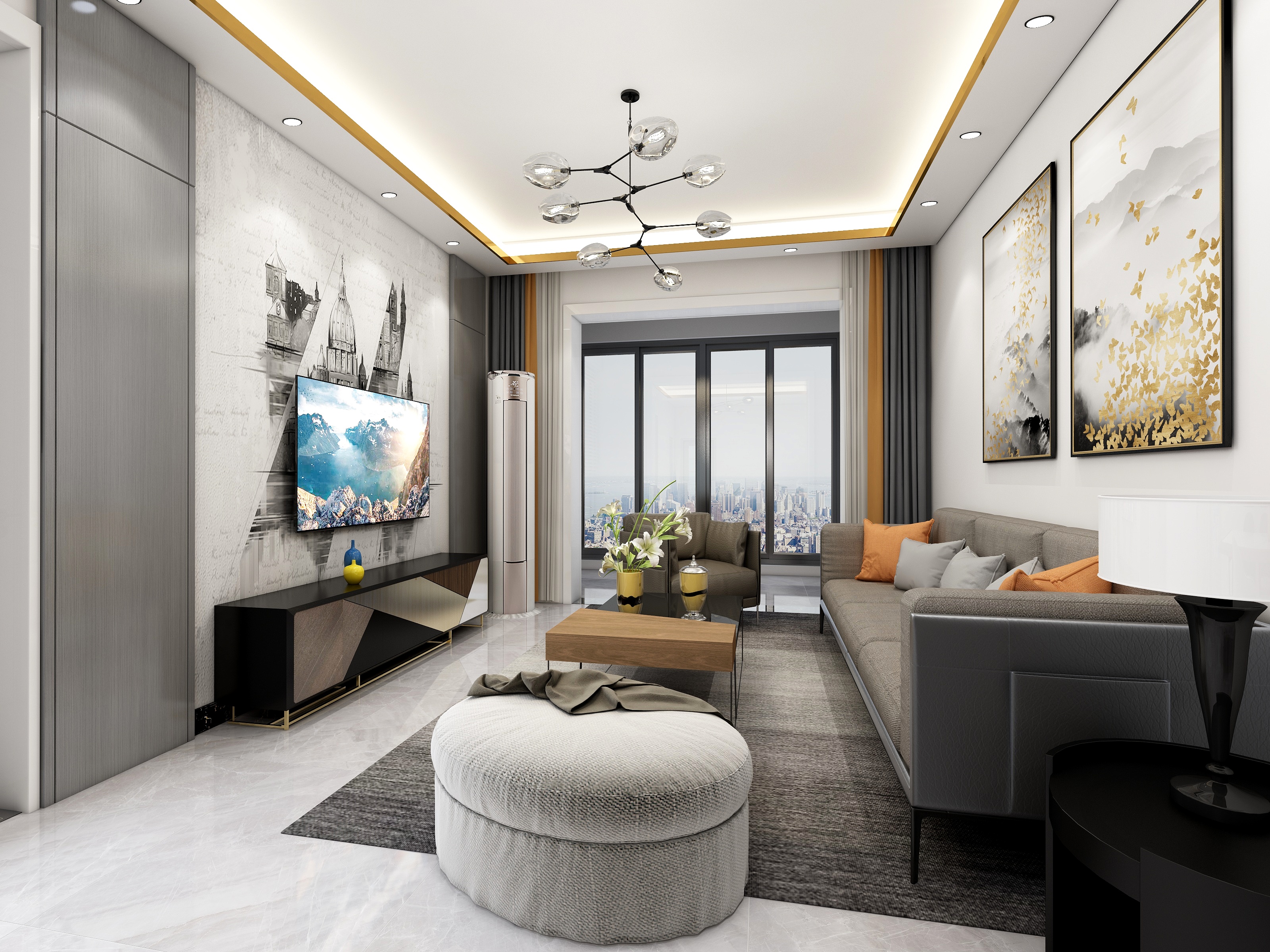 187****0128bcyO-华鼎二期中户-装修设计方案