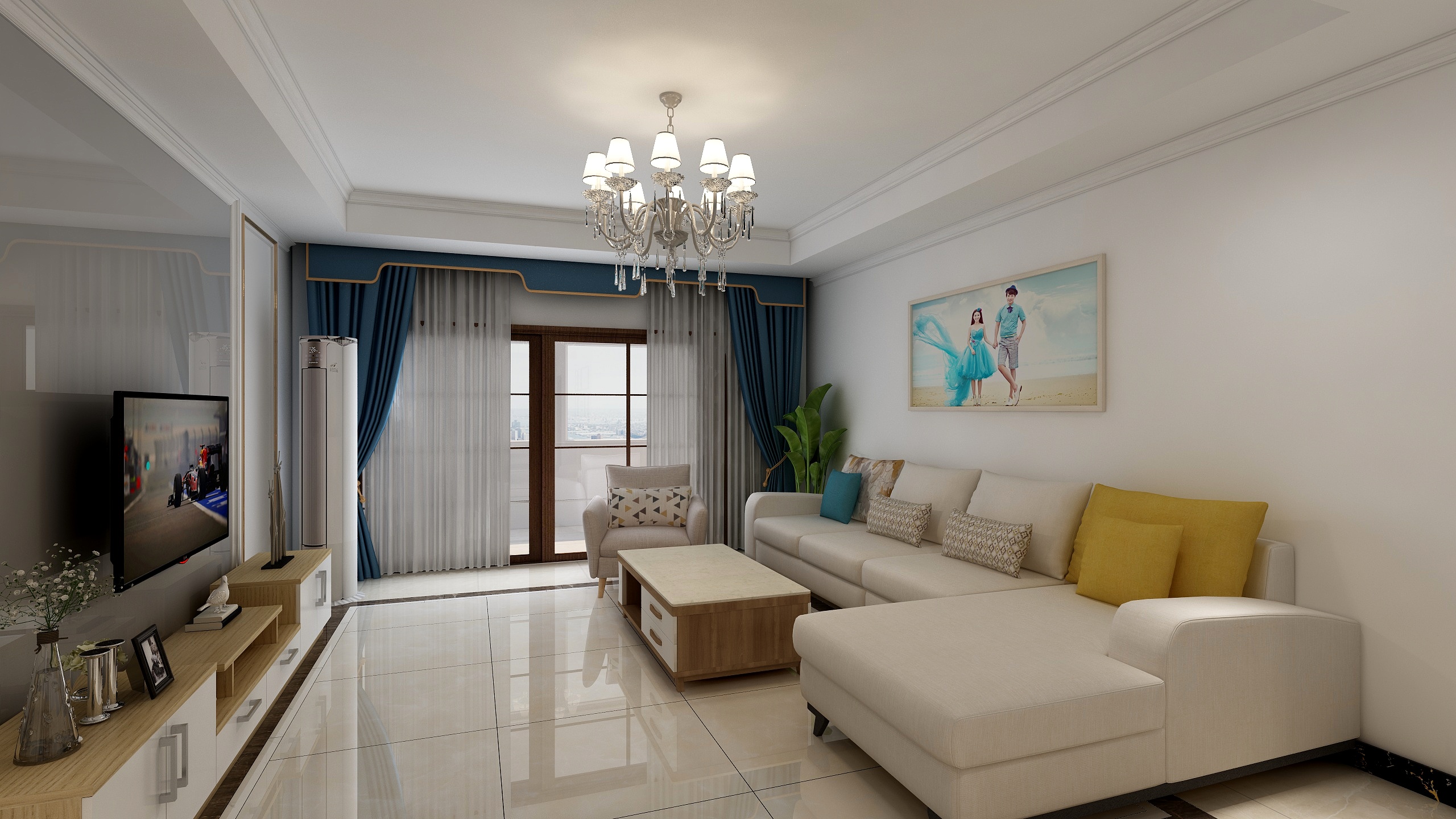 室内深化设计-天下阳光127现代简约-装修设计方案