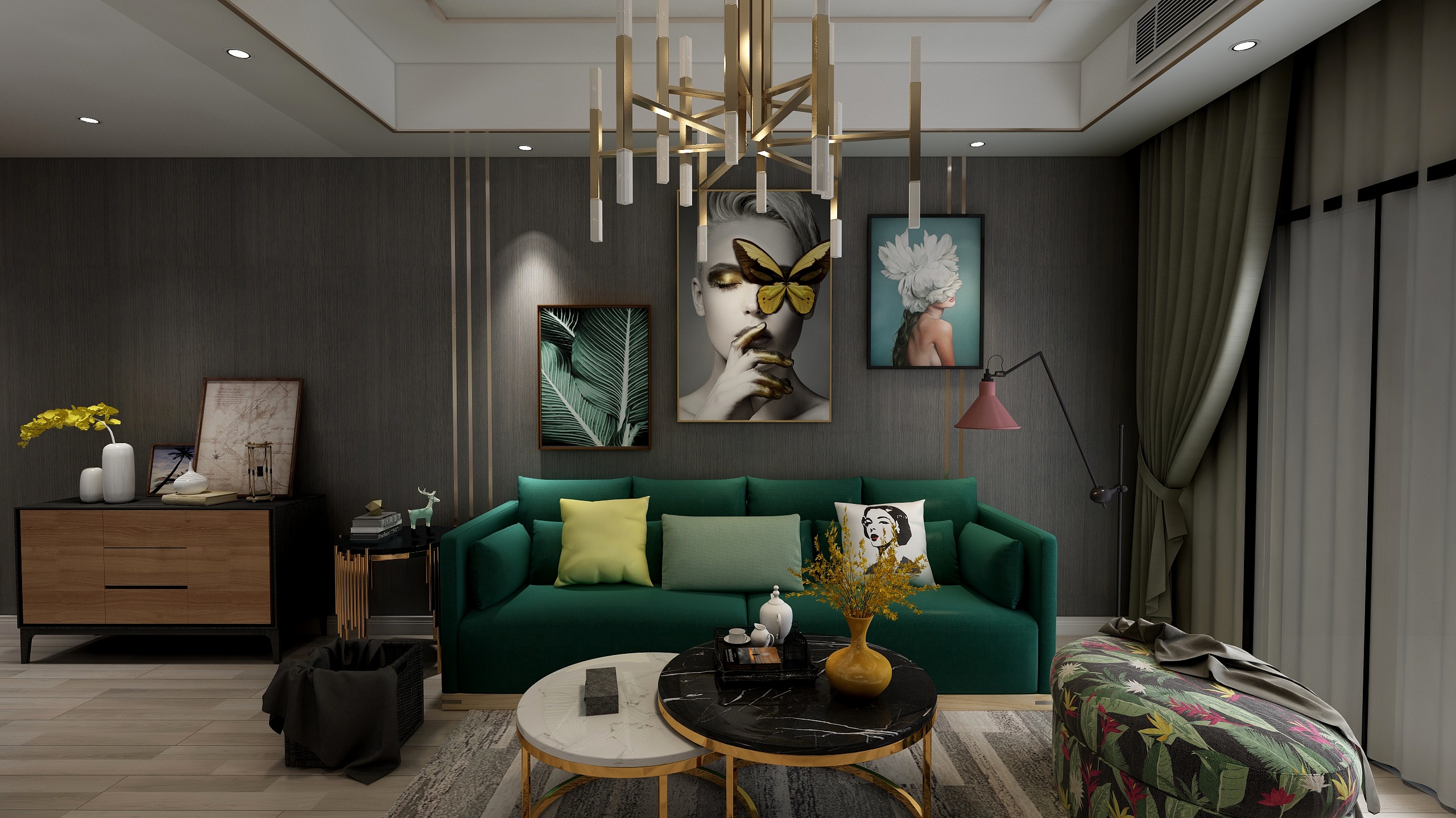 浩太装饰设计师刘振楠-轻奢-装修设计方案