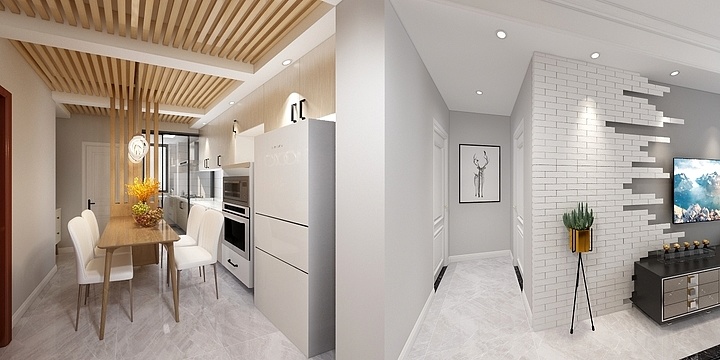 胡洁欣-恒信阳光假日-新中式-装修设计方案