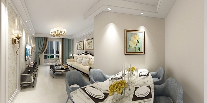 永彩利阿丁-锦绣澜山85-装修设计方案