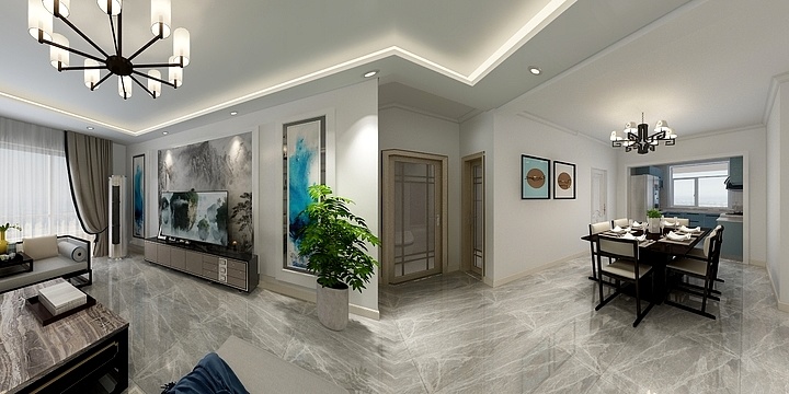 阿鹏装修设计vsIK-凯旋叶叔效果图-装修设计方案