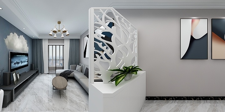 望却嶋-新城74m²北欧-装修设计方案