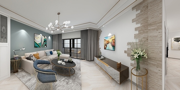 青柠kk-观湖壹号-装修设计方案