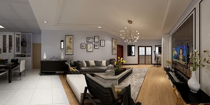 伍代鹏-延庆路54号3楼-装修设计方案