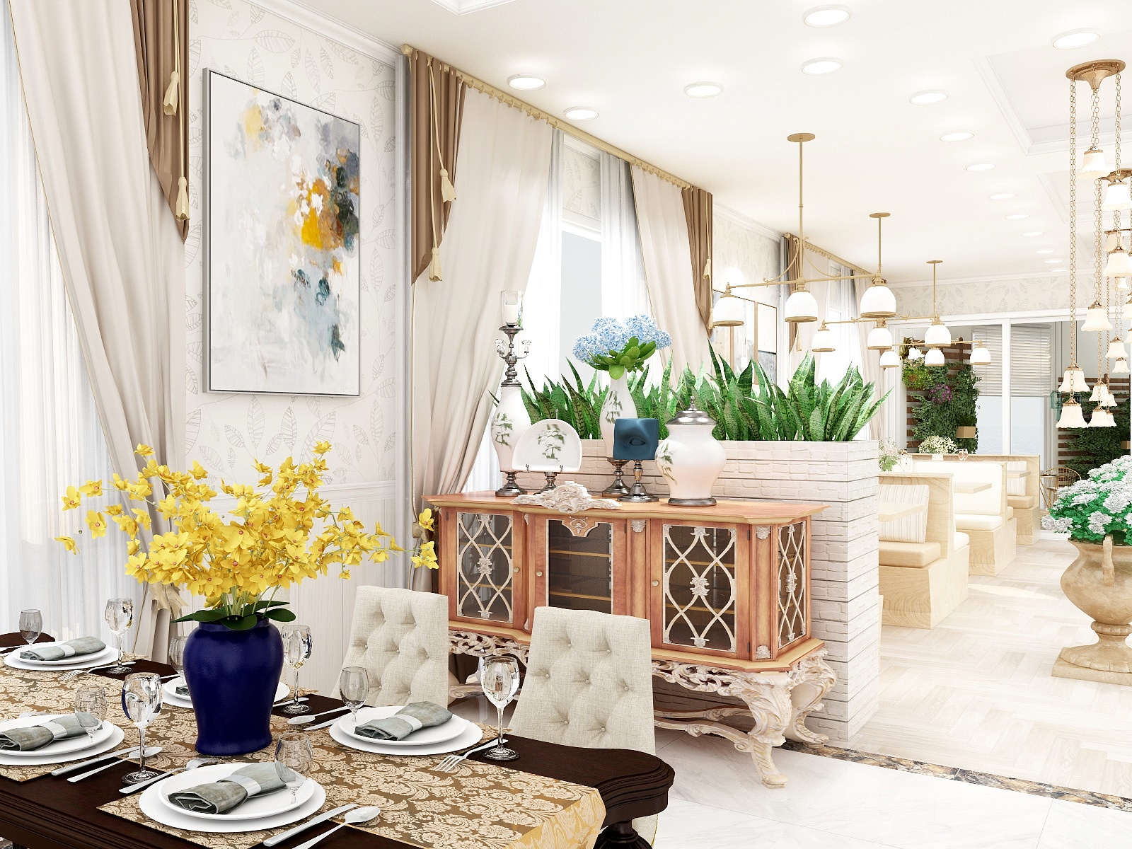 马敏怡-西餐厅二楼-装修设计方案