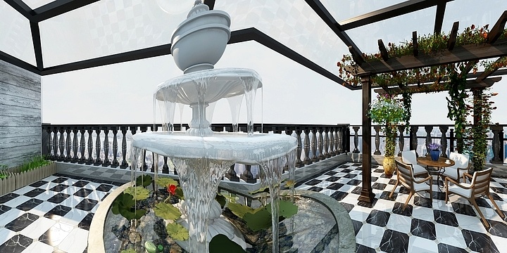 龙家装设计工作室-紫竹院新中式-装修设计方案