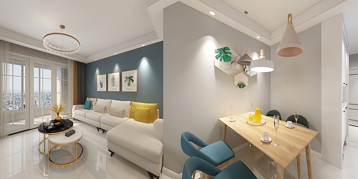 永彩利阿丁-锦绣澜山90m²-装修设计方案