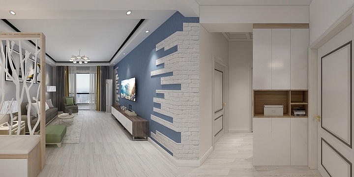 忆白qwNy-江南春天22-2-303-装修设计方案