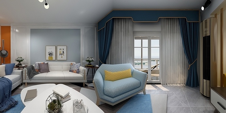 煜荣设计丨-蚁巢设计丨爱的颜色-装修设计方案