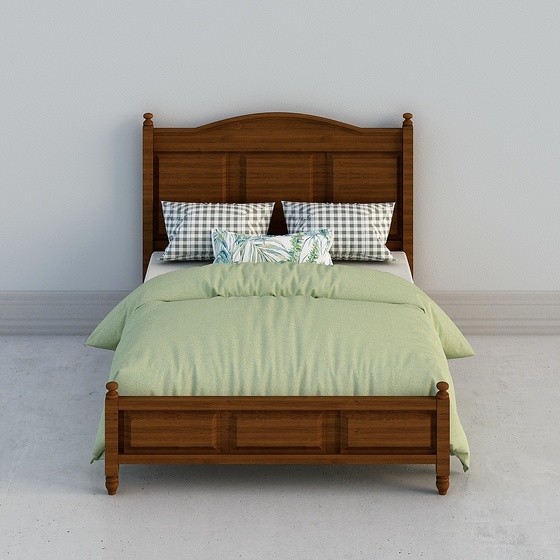 European modern Neoclassic Vintage Modern Tropical Twin Beds,Twin Beds,Green,King 1.9m,1.8 m,Queen 1.5m