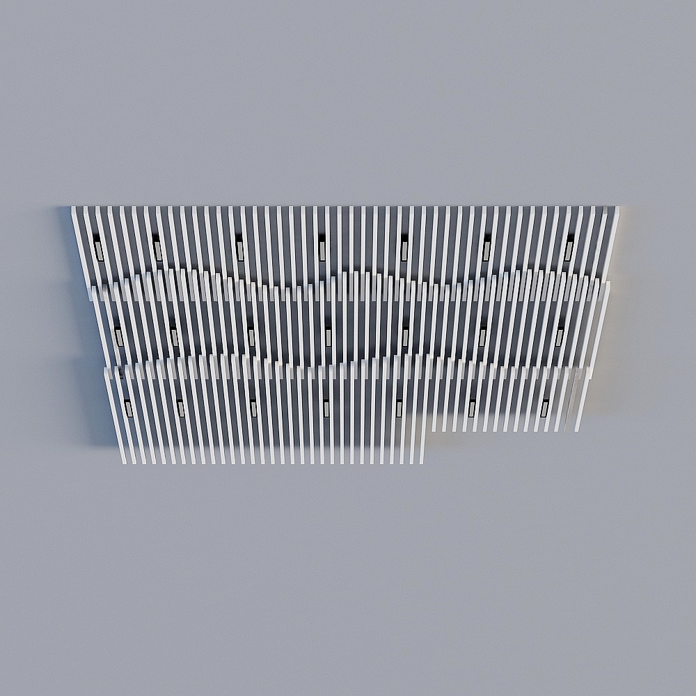 铝方通3D模型