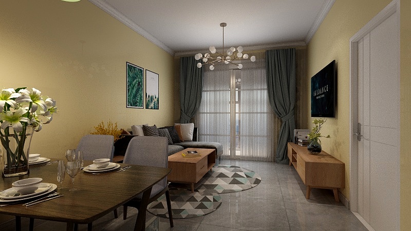 沫染233-鑫苑鑫佳6-2-703-装修设计方案