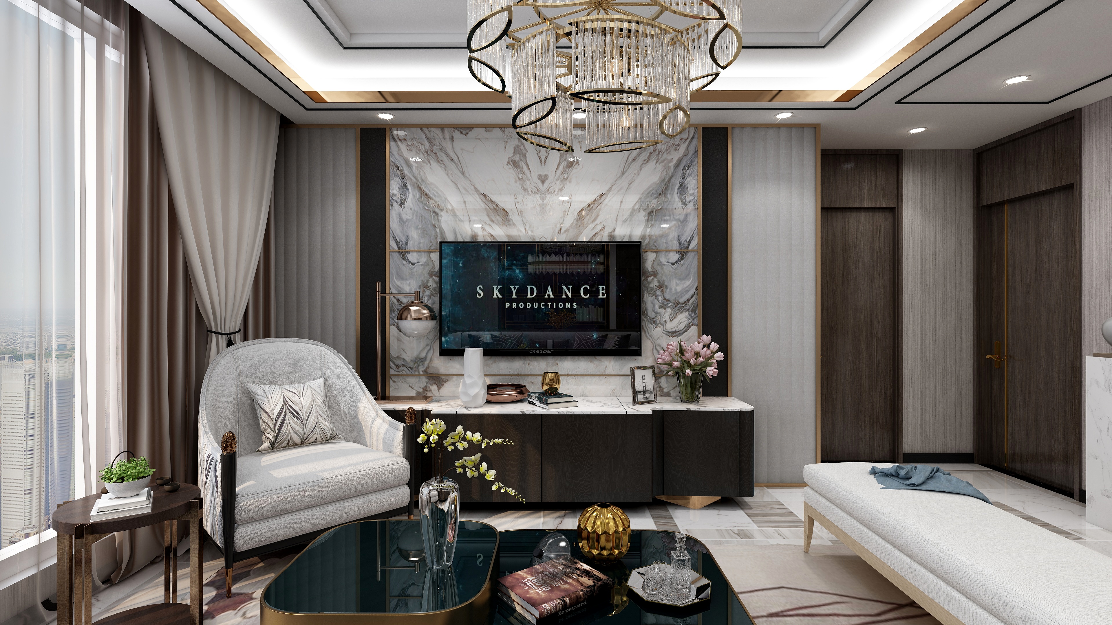 常熟依诺岩板瓷砖-金域华府-副本-装修设计方案