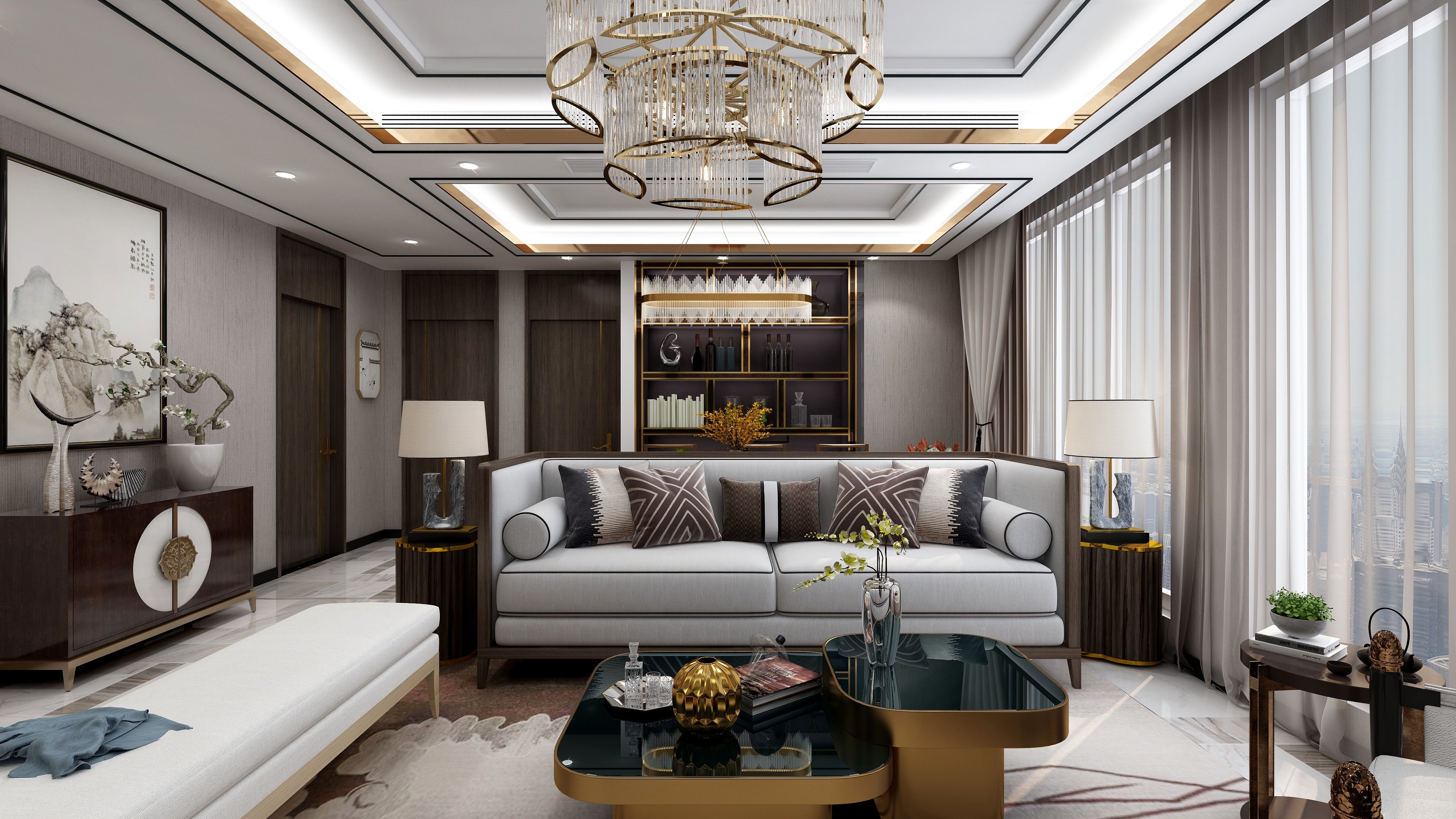 陈辉-金域华府装修效果图