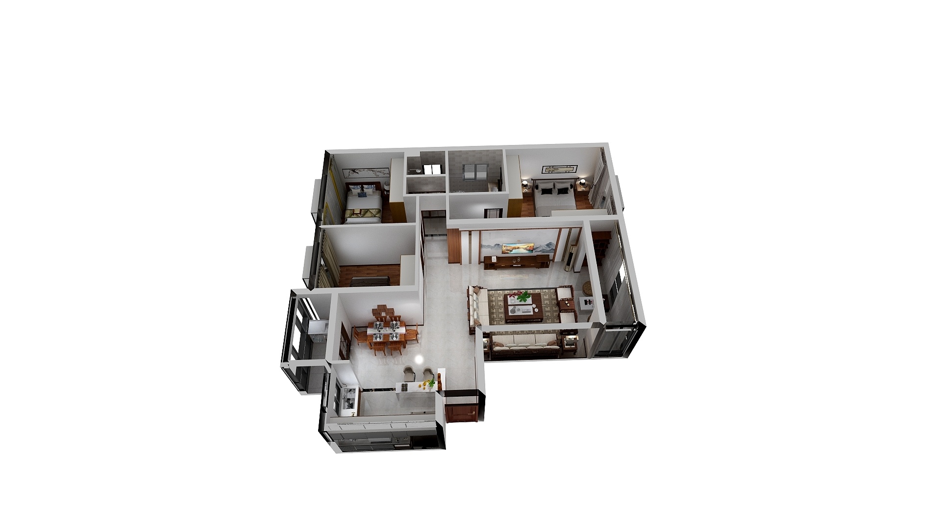 MM米粉-中式风格-装修设计方案