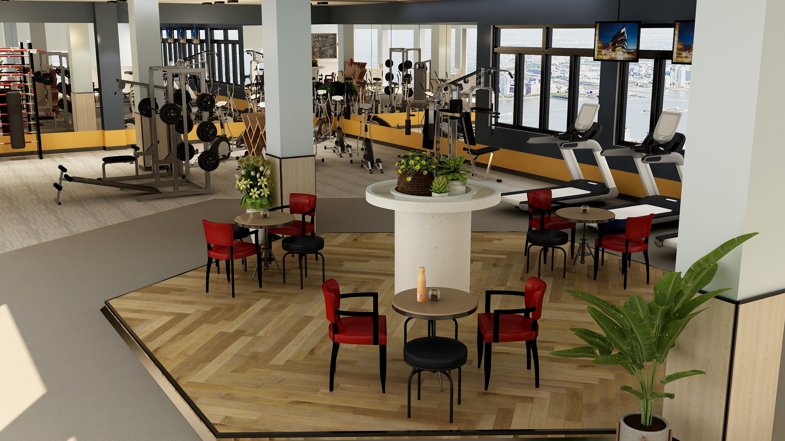 刘群-公装-黄高-职工活动中心-装修设计方案