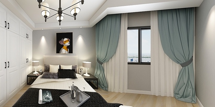 158****9853rTsY-宁江明月主卧样板间-装修设计方案