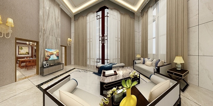 146840****-钻石湾冷总豪宅-装修设计方案