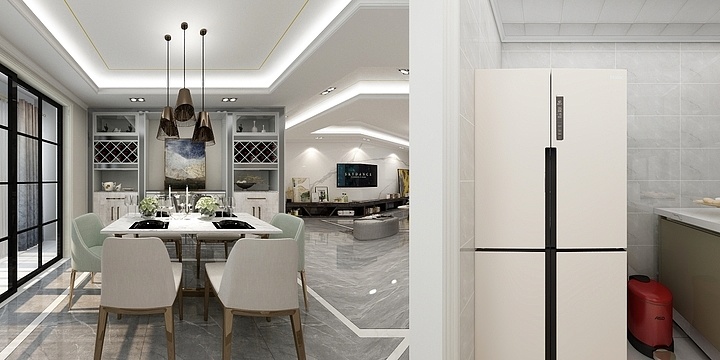 马亮霞-陈老师&效果图*2NB9020-白色波导线+主卫-装修设计方案