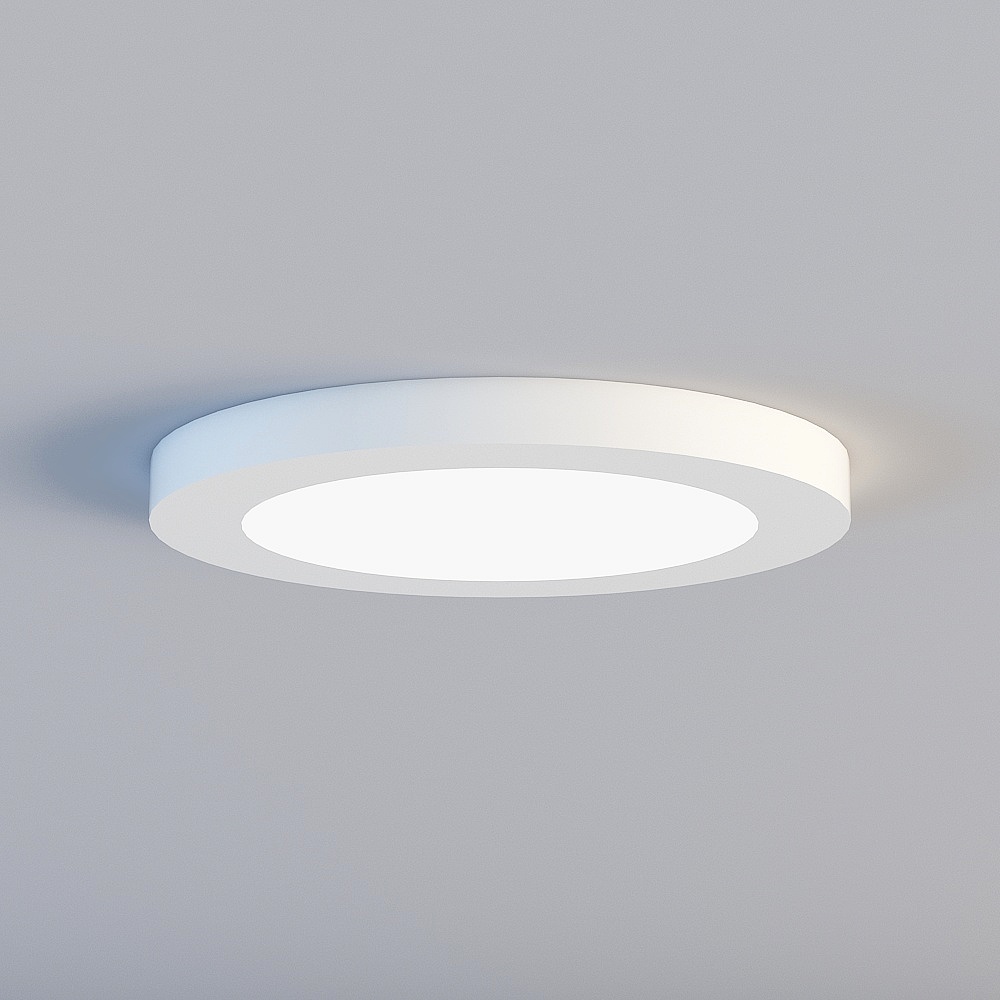 dt内嵌筒灯-102-面光-白色3D模型