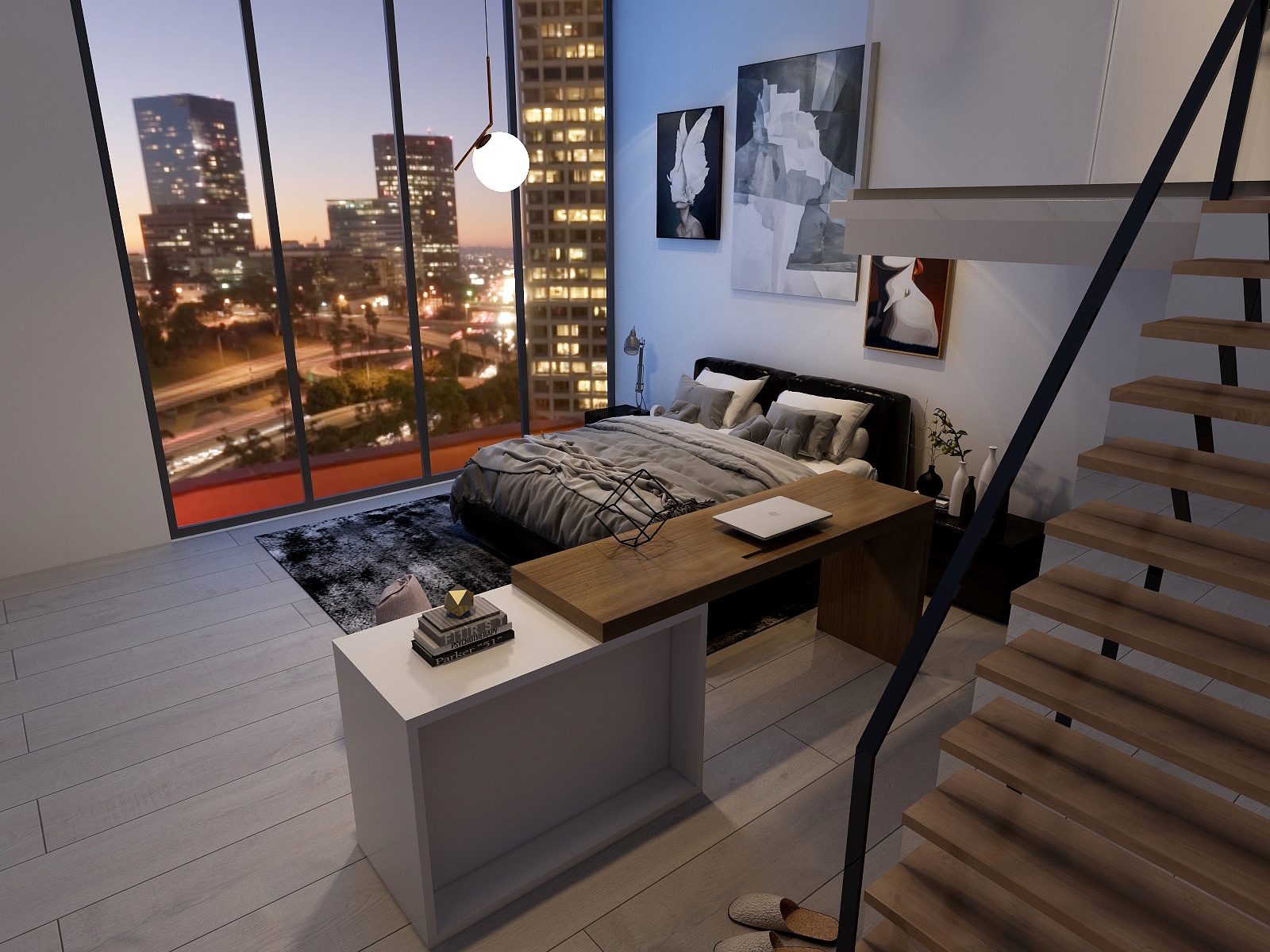 Reservedozlq-4米层高Loft,3室2厅2卫-装修设计方案