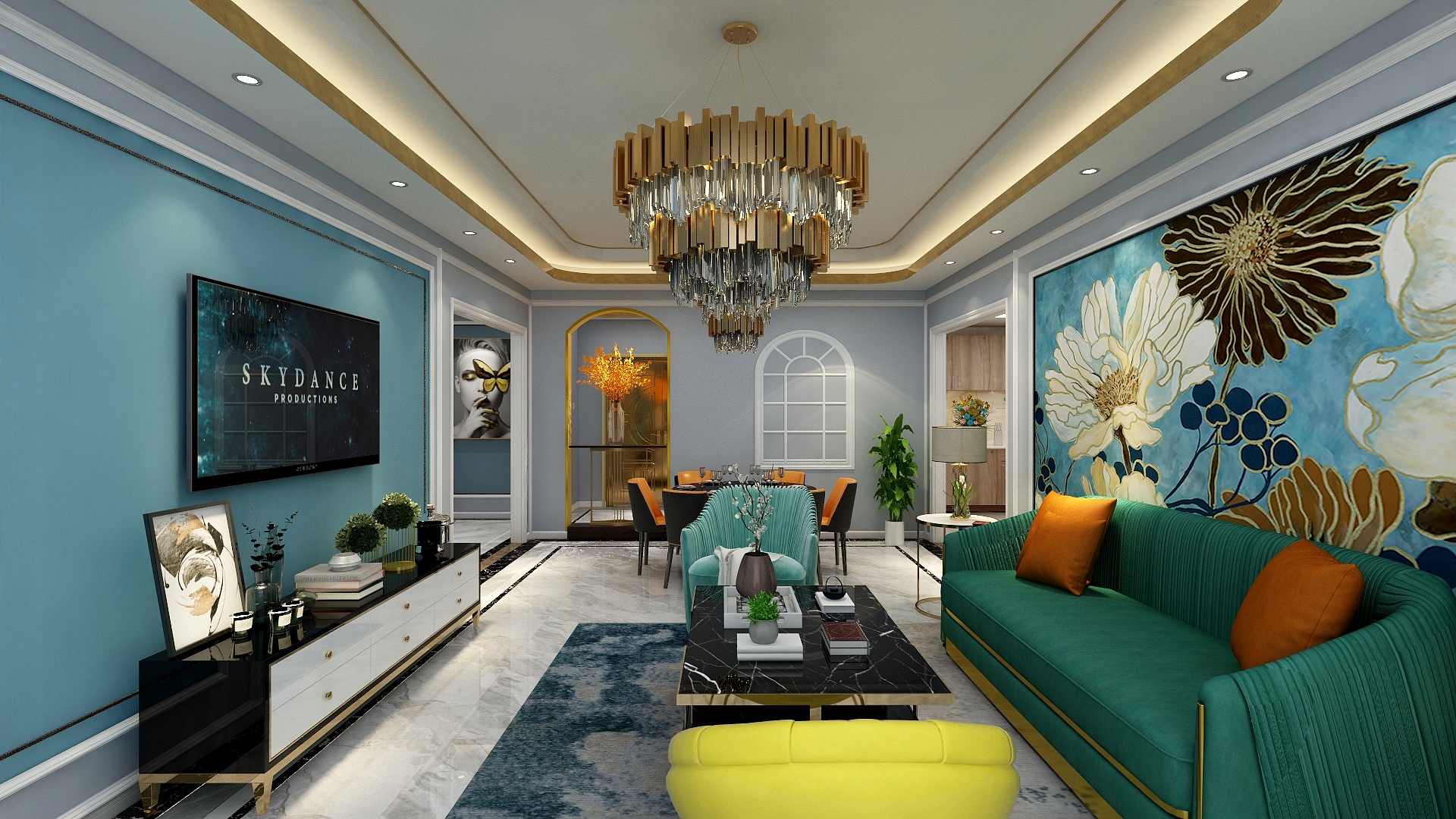 陈聪根-轻奢-味蓝装修效果图