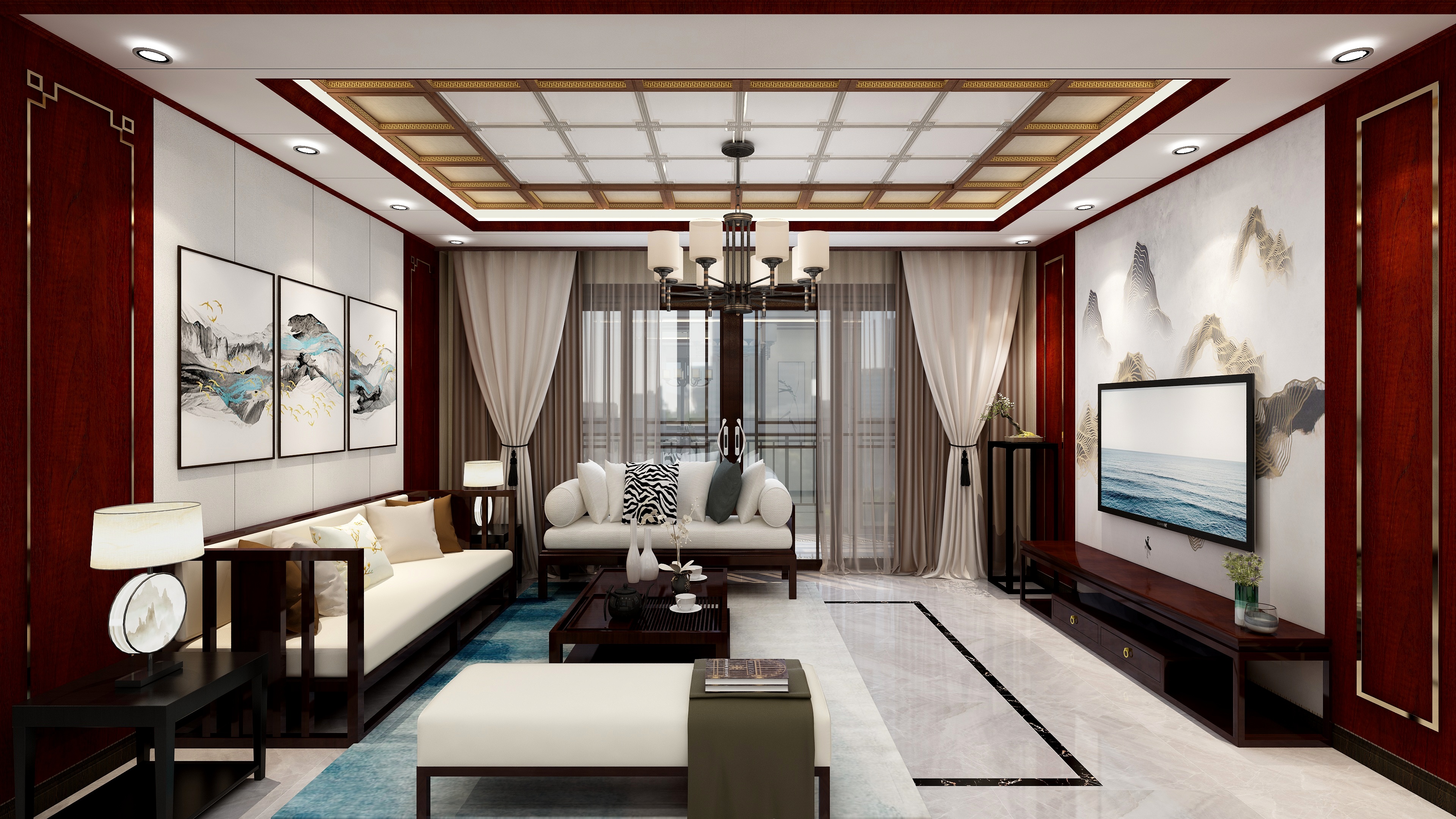 庐江设计vndc-《金色木影》碧桂园三期-装修设计方案