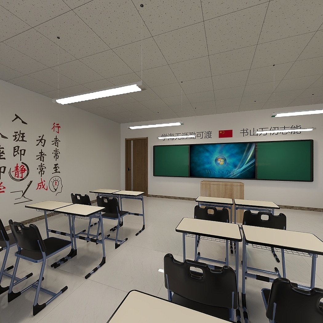 188****1008thFA-工装教室一层教室装修效果图第4张