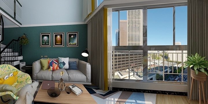 173****9190XiEW-公寓式现代简约偏北欧蜗居-装修设计方案