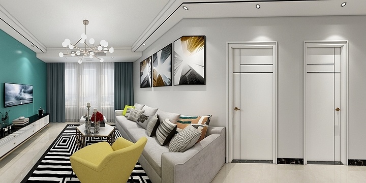 米澜装饰陈-南池春晓1802现代简约-装修设计方案