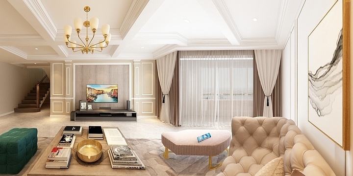 Fiona于-广泽红府三期跃层-装修设计方案