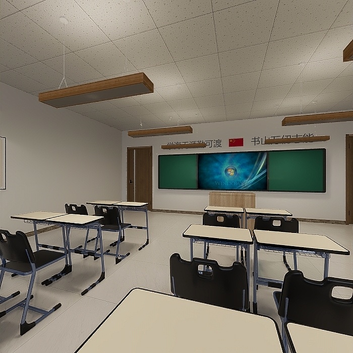 188****1008thFA-工装教室一层教室装修效果图第5张