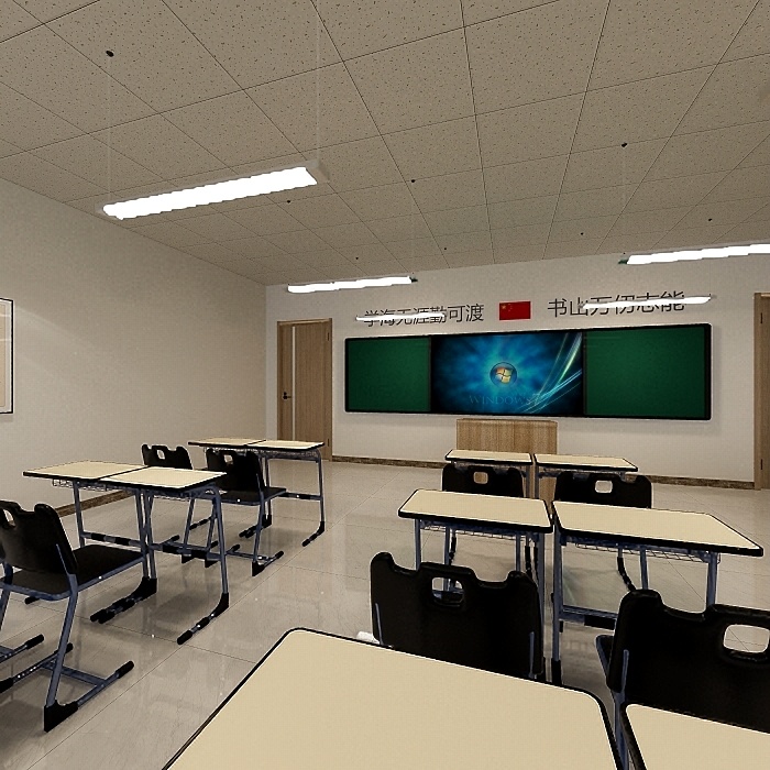 188****1008thFA-工装教室一层教室装修效果图第3张