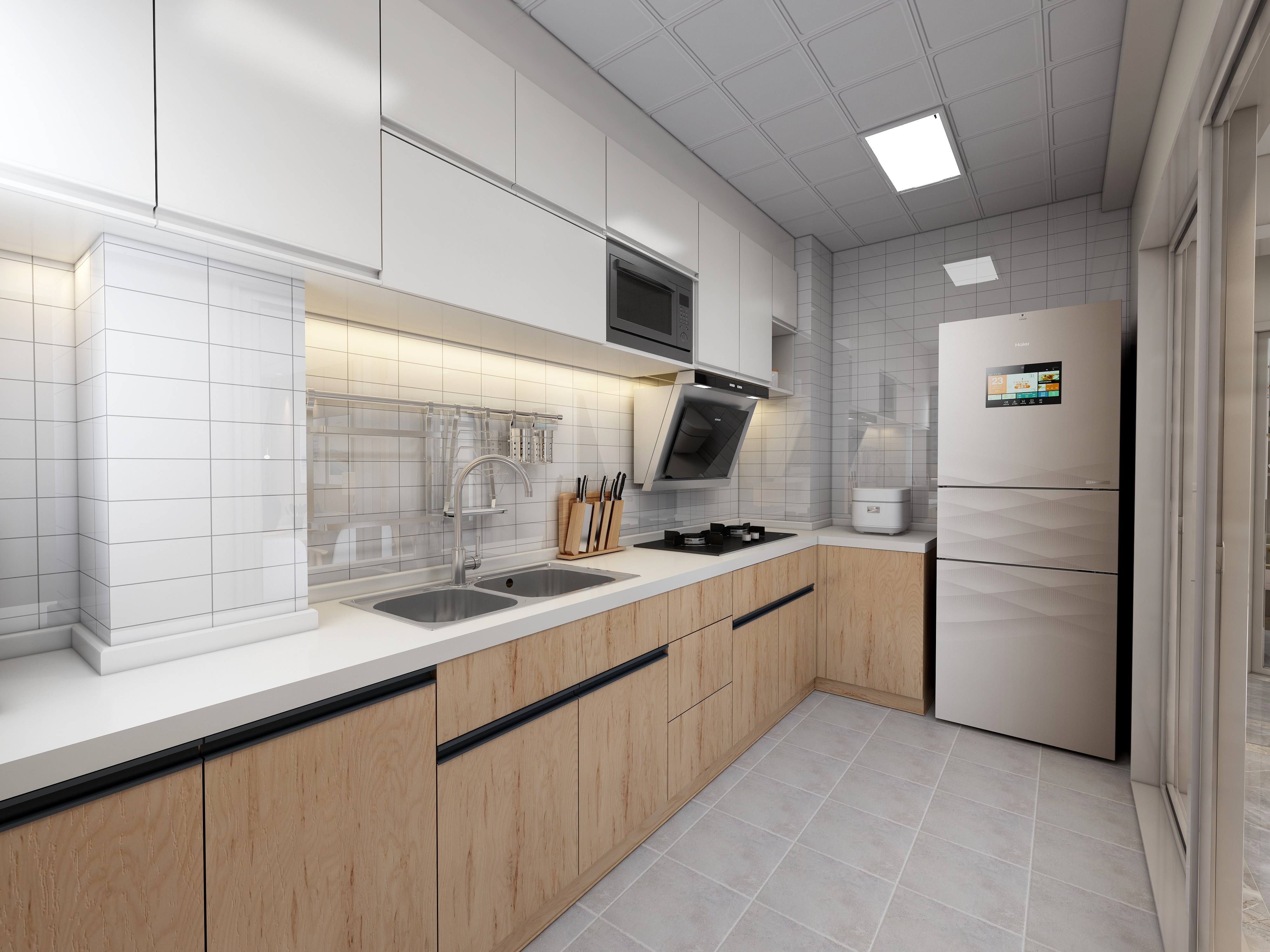 李青越-《中山正和中州-简约现代》装修效果图