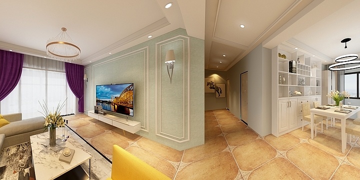 室内设计师大冀-飞煌装饰上东国际7-西户-装修设计方案