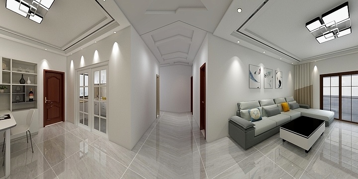 赵虎-汀香郡140.00㎡三期5#、9#C户型4室4厅2卫1厨-副-装修设计方案