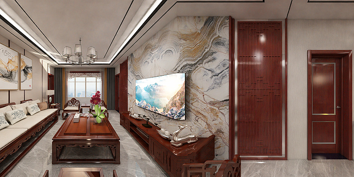 慌玉梳雪-新三江花园--才仁先生-装修设计方案