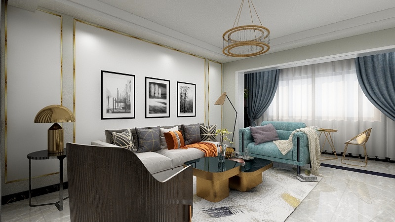 喵～-御景湾汪昌成施工图-装修设计方案