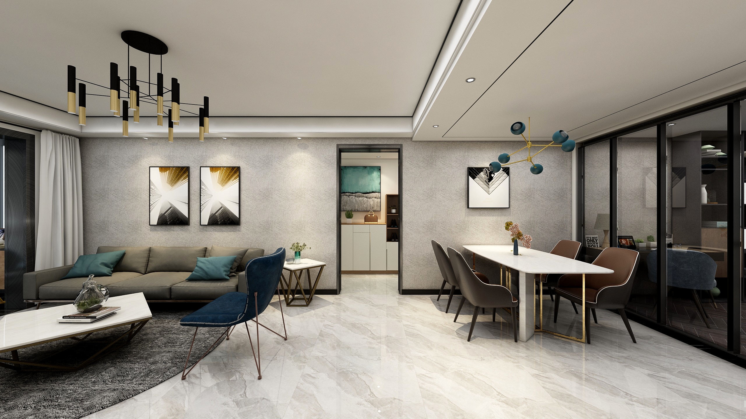 大璞设计-金港花园-装修设计方案