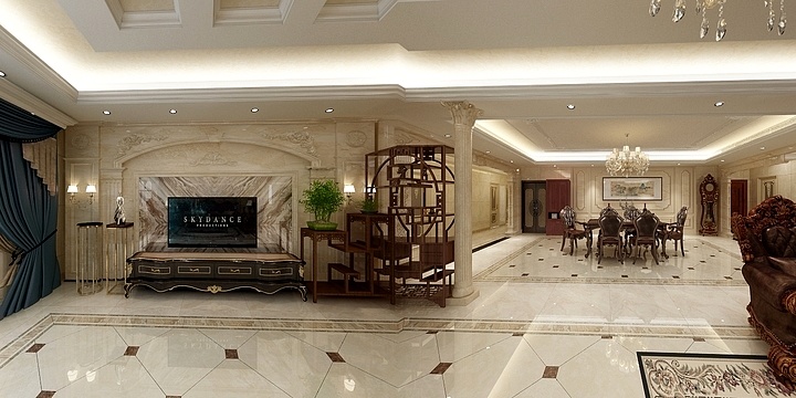 奕诚装饰 尹国辉-尊悦韩总350-装修设计方案