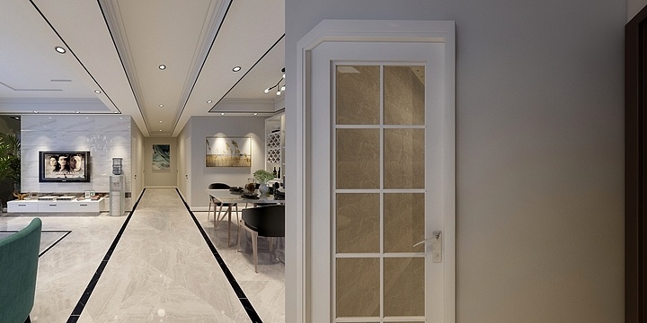 禄丰凌睿装饰-凌睿装饰天泰御园1-9现代简约风-装修设计方案