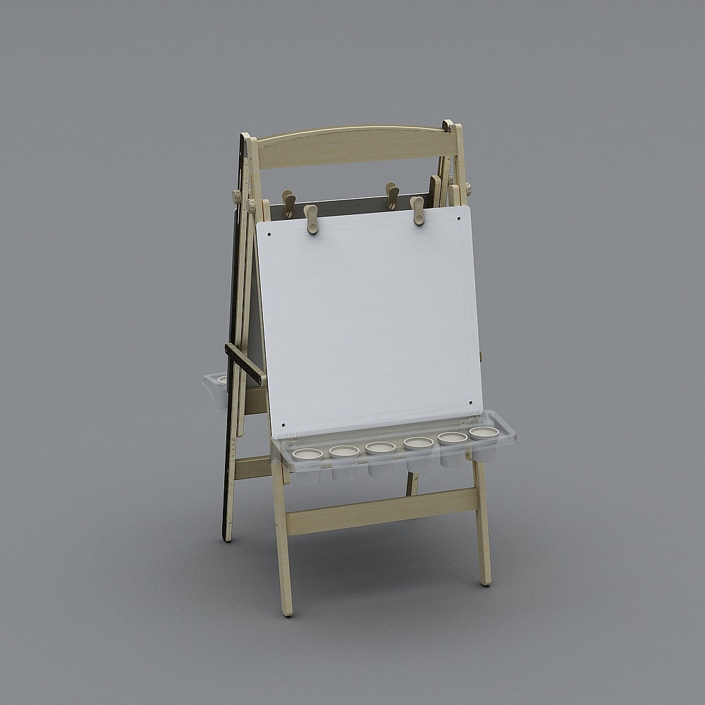 双面画架3D模型
