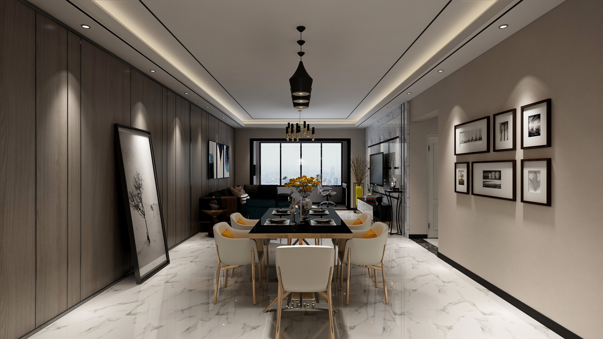 深白空间设计Gavin-天南华府-装修设计方案